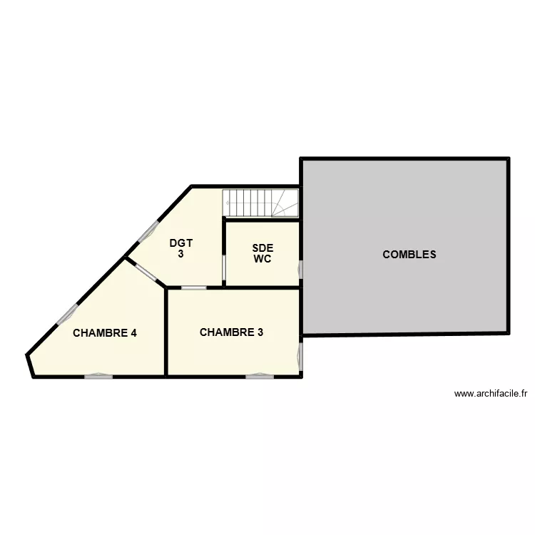 PAGNIER 2. Plan de 5  et 98 m²