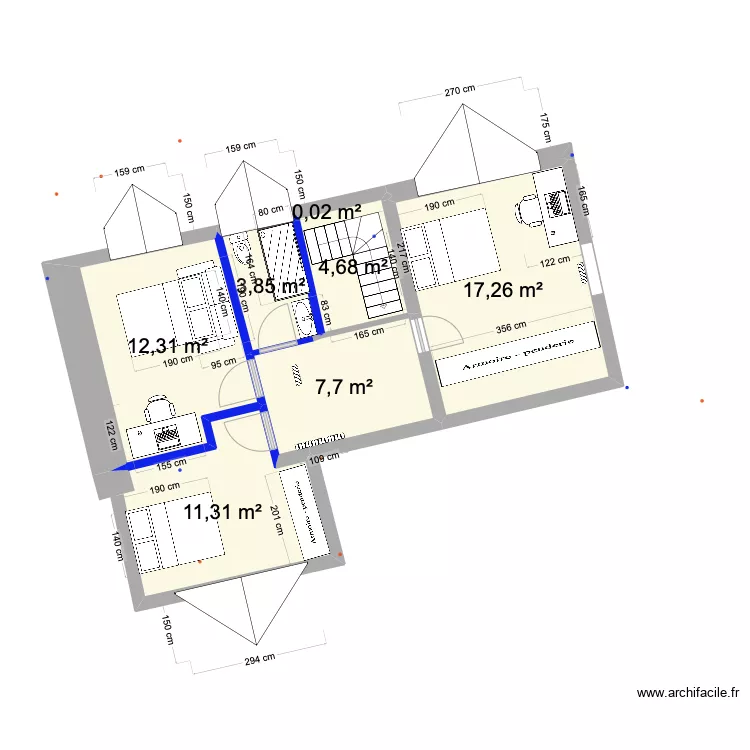 PRIEUX 2025 int&eacute;rieur 1ER evol2. Plan de 