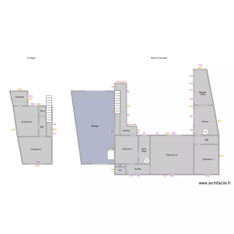 rohrust bretignolles amiante. Plan de 19 Pièces et 105 m²