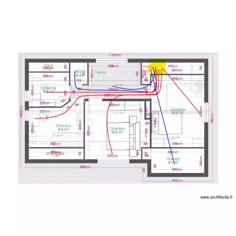 RICHEZ ETAGE. Plan de RICHEZ ETAGE. Plan de