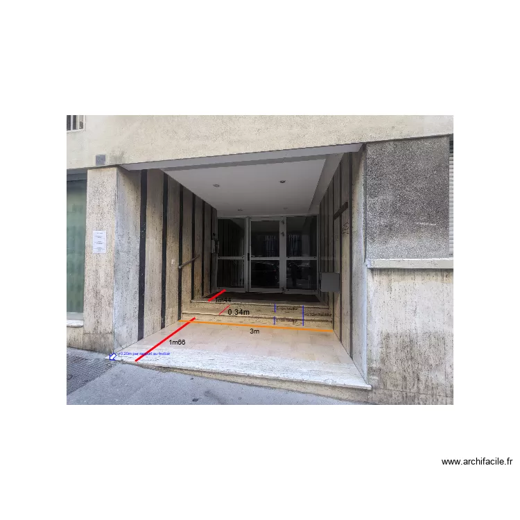 PLAN HALL immeuble. Plan de PLAN HALL immeuble. Plan de