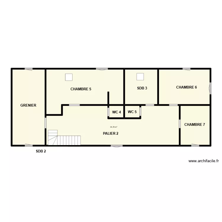 EL HOUARI 2. Plan de 8  et 108 m²