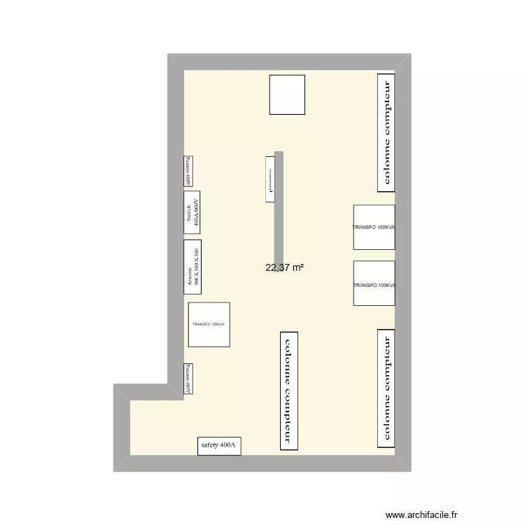 27 LOG PANORAMA. Plan de 1 pièce et 22 m² 27 LOG PANORAMA. Plan de 1 pièce et 22 m²