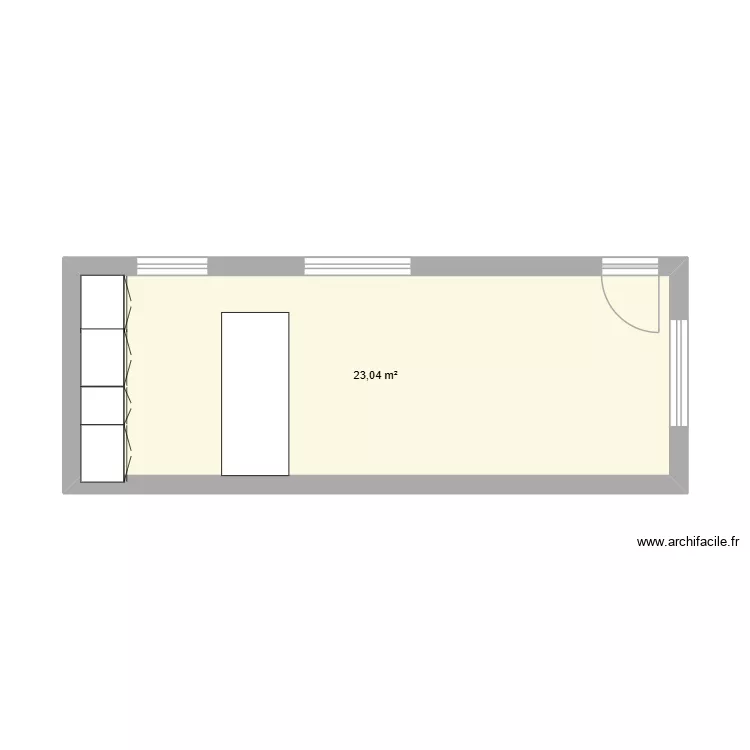 logement. Plan de 1 et 23 m² logement. Plan de 1 et 23 m²
