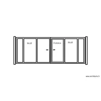 portail battant  5 m