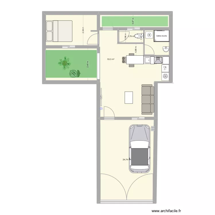 revel 3. Plan de 3 et 80 m² revel 3. Plan de 3 et 80 m²
