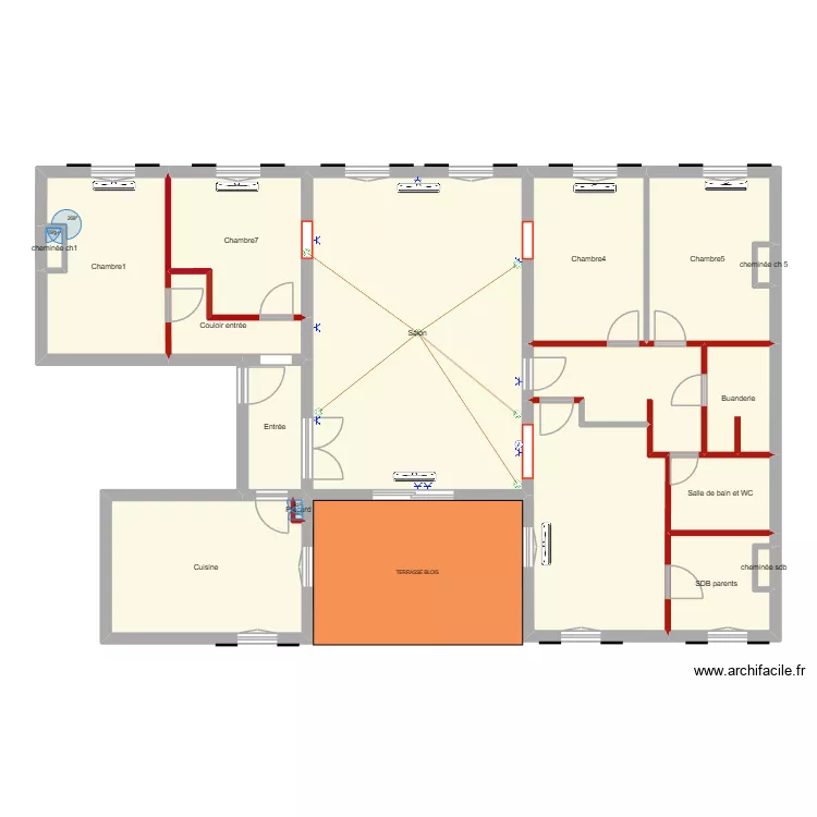 szmuk maj. Plan de 17  et 144 m²