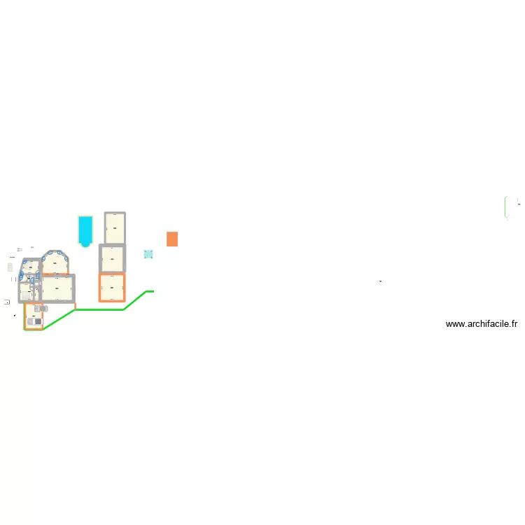 2 maisons COTES INTERRIEUR 05/26 revu 18/08 variant ext 2 sb. Plan de 9  et 219 m²