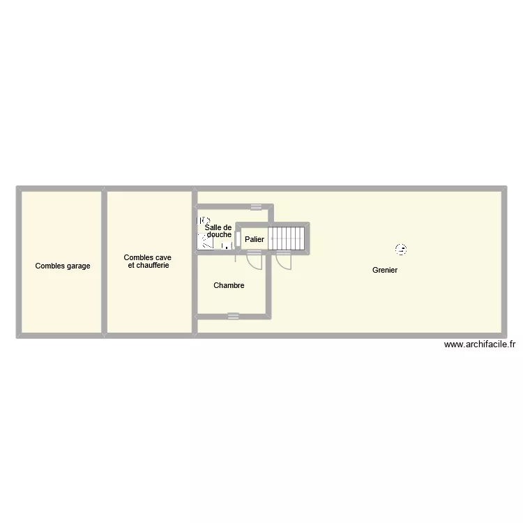 thireau eatge. Plan de 6  et 185 m²