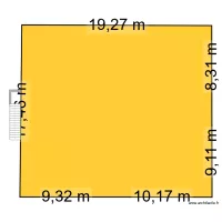 plan cot&eacute; maison Bruz