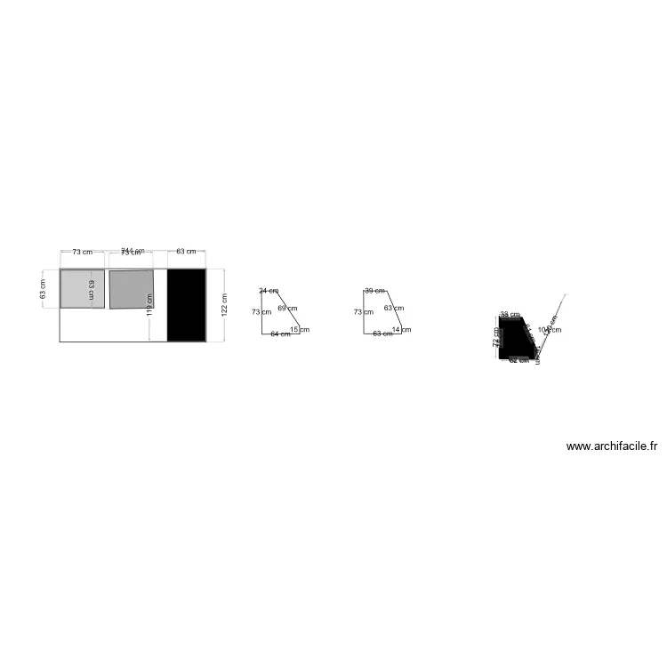 HOTTE HABILLAGE. Plan de 