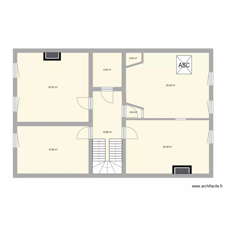 Monseigneur de Langle étage OK. Plan de 8 et 97 m² Monseigneur de Langle étage OK. Plan de 8 et 97 m²