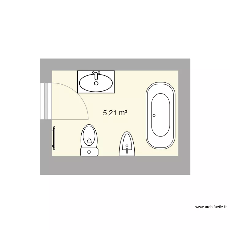 Plan_Schmidt. Plan de 1  et 5 m²