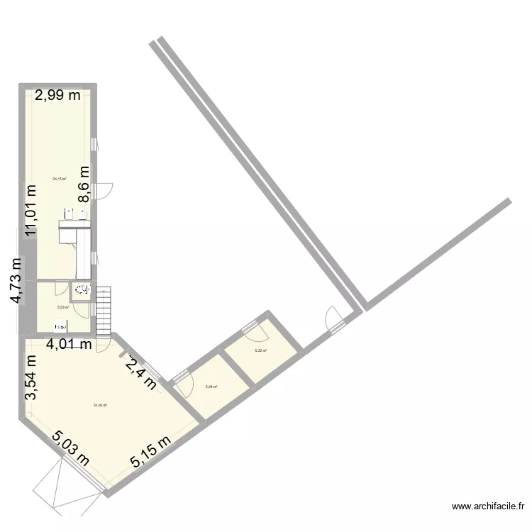 plan chemin de la mairie. Plan de 