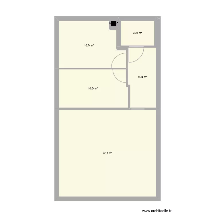chambre 1. Plan de 6 et 63 m² chambre 1. Plan de 6 et 63 m²