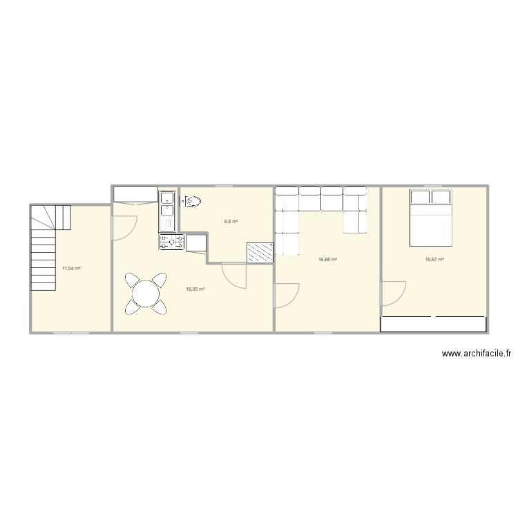 PLAN GREZ ETAGE 1. Plan de 0 pièce et 0 m2
