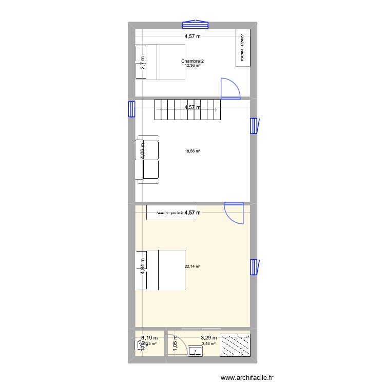 Location 1 1er étageRENOVER. Plan de 0 pièce et 0 m2