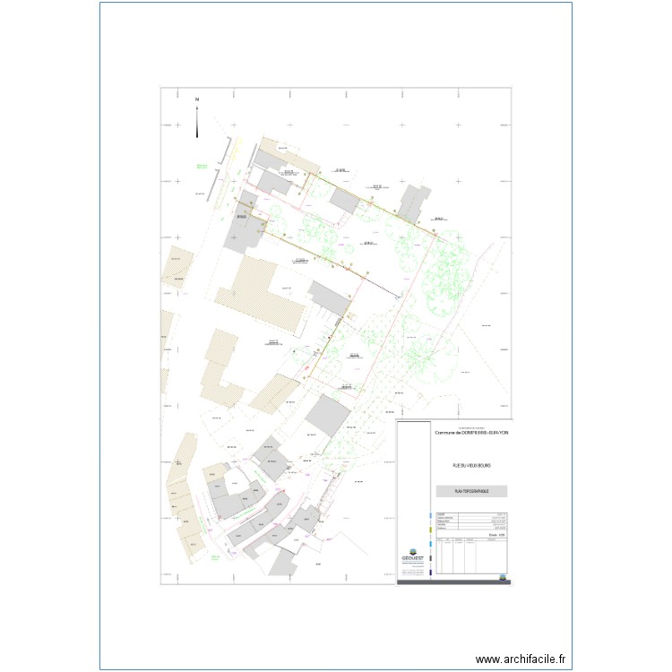 Dompierre sur Yon. Plan de 0 pièce et 0 m2