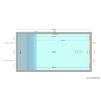Vue du dessus piscine