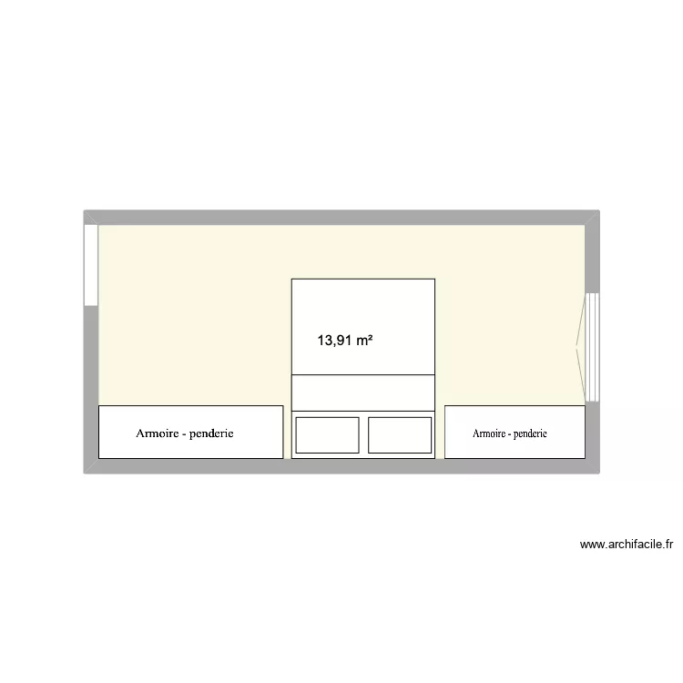 Chambre appart. Plan de Chambre appart. Plan de