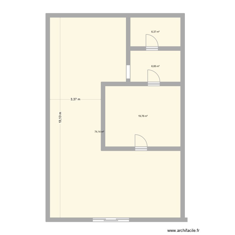 Boutique. Plan de 0 pièce et 0 m2