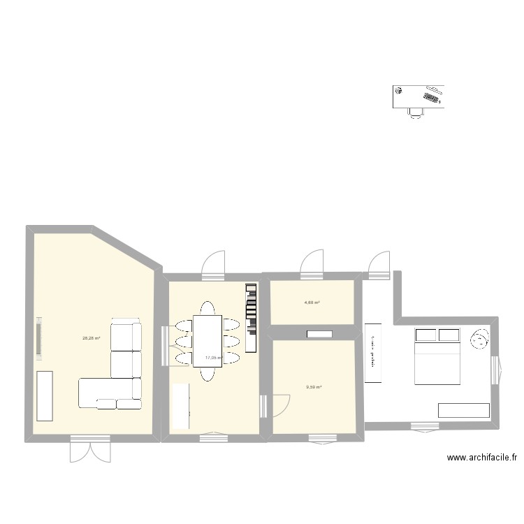 Roches. Plan de 0 pièce et 0 m2