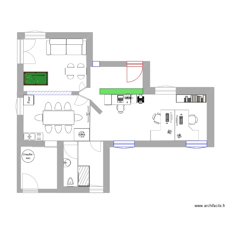 bureau 2. Plan de 0 pièce et 0 m2