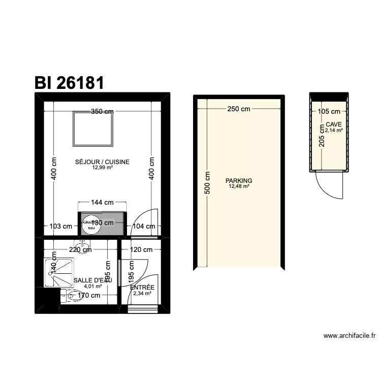 BI 26181. Plan de 