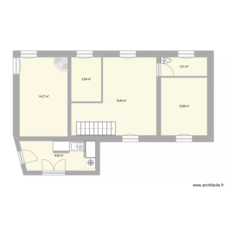 Maison vert 2. Plan de 6 et 60 m² Maison vert 2. Plan de 6 et 60 m²
