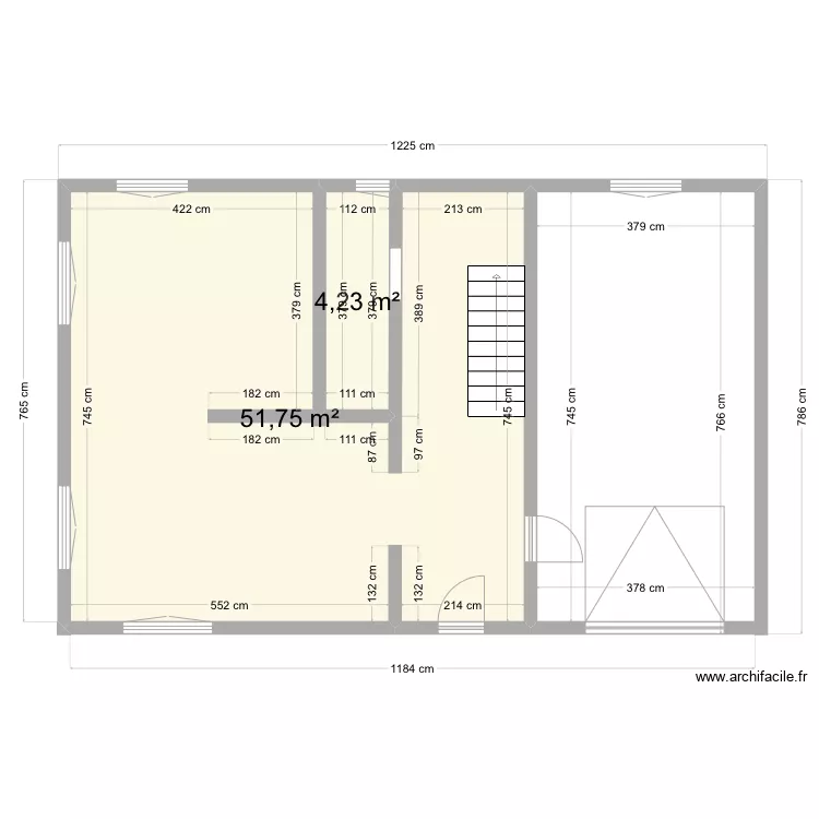 Maison assas 1. Plan de 