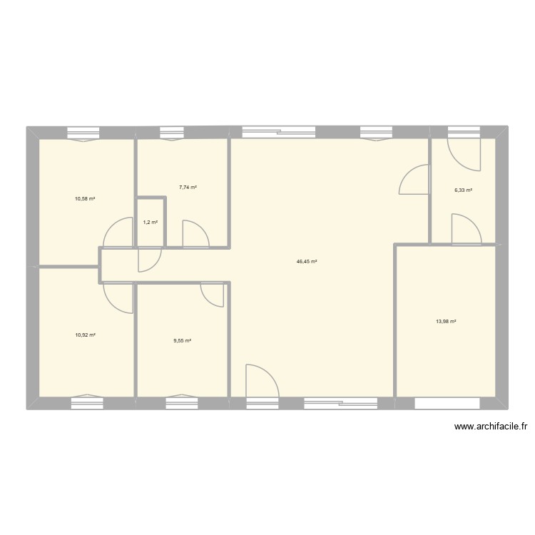 maison. Plan de 0 pièce et 0 m2