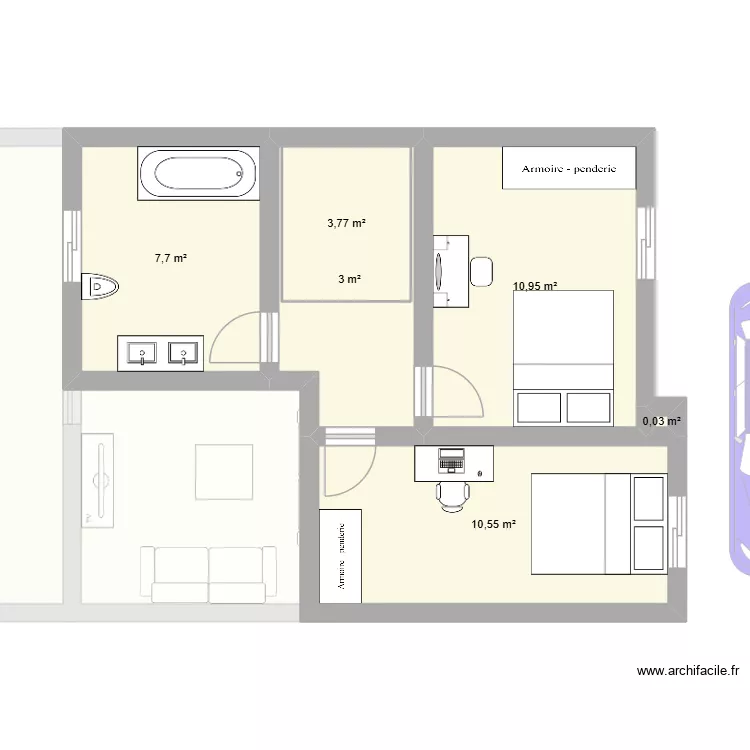 orig biej udin. Plan de 10  et 123 m²