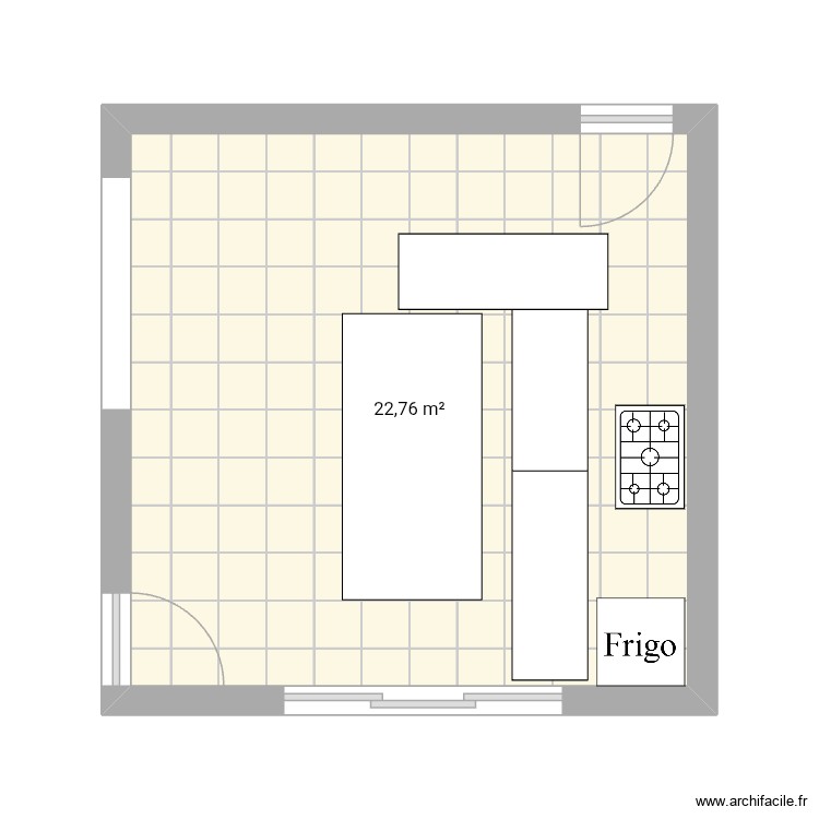 Cuisine. Plan de 0 pièce et 0 m2
