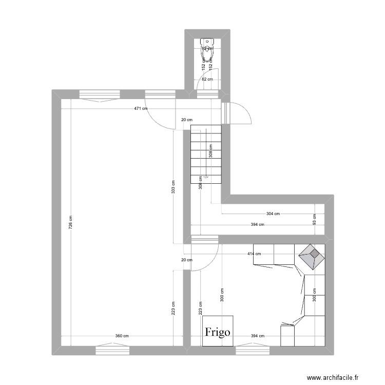 ETAT DE LIEUX SAINT ESTEVE. Plan de 0 pièce et 0 m2
