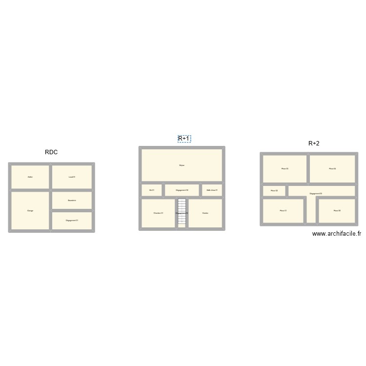 350602227. Plan de 18 pièces et 179 m2