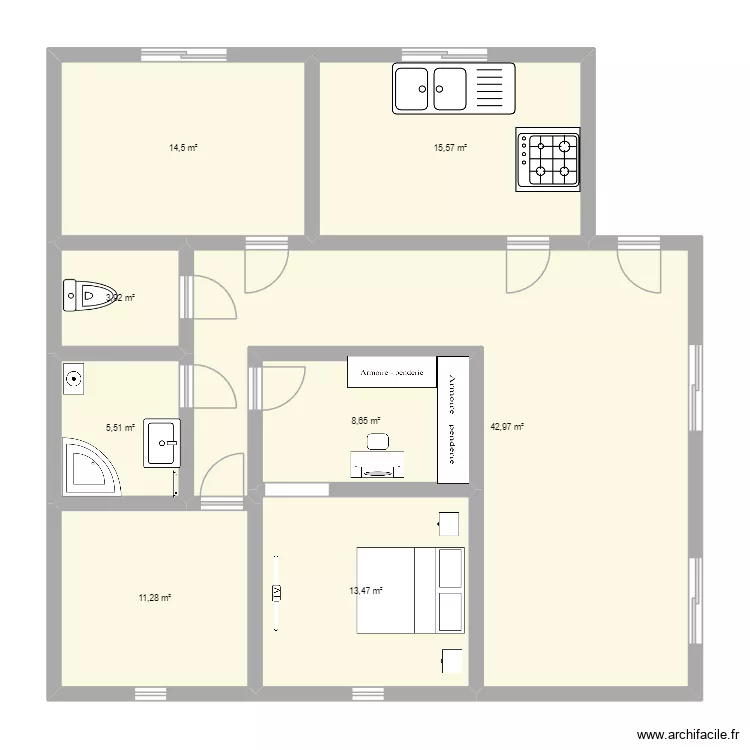 akbou al. Plan de 