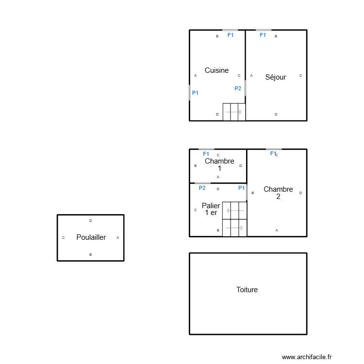 PLOUHINEC KERLOCH &eacute;. Plan de 