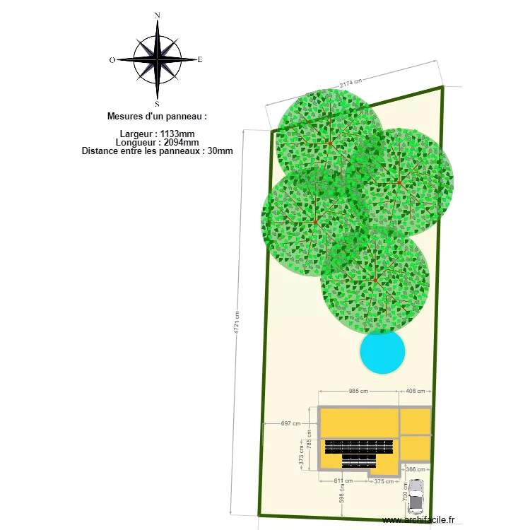 MARCHAL ALEXIS PLAN DE MASSE. Plan de 