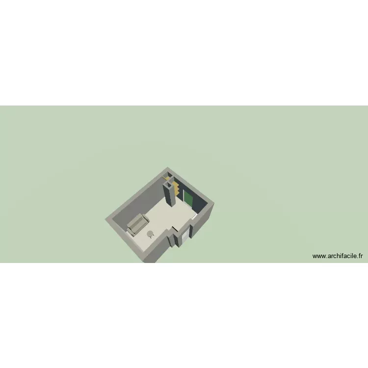 11 bis lamoricière. Plan de 2 Pièces et 11 m² 11 bis lamoricière. Plan de 2 Pièces et 11 m²