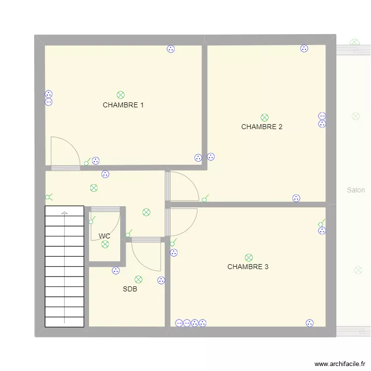 BALDELON RDC. Plan de BALDELON RDC. Plan de