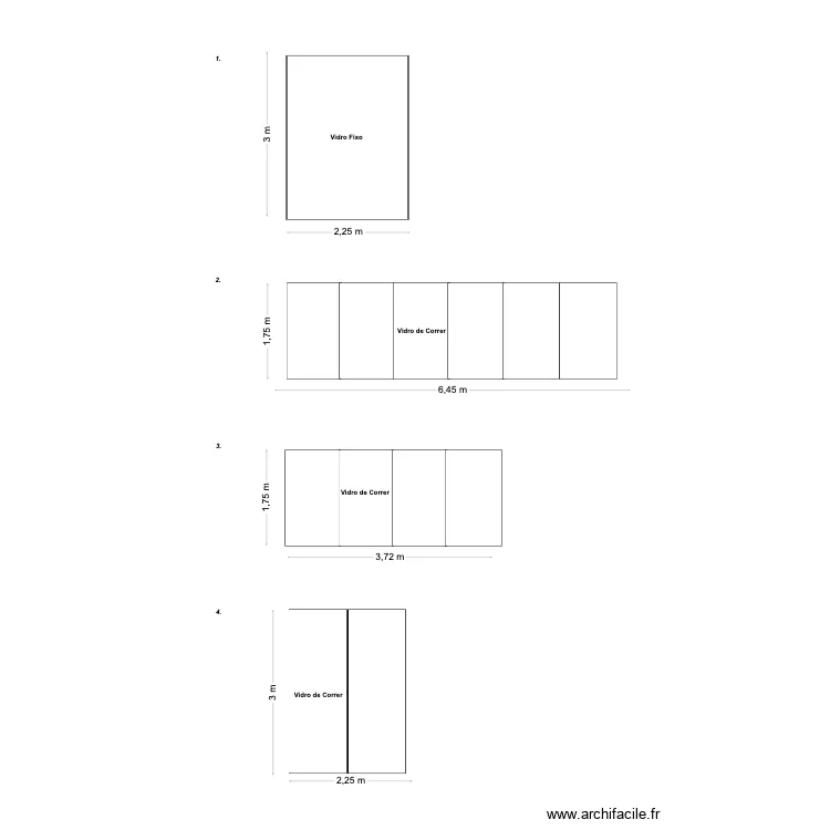Glass Prject Bloom. Plan de 