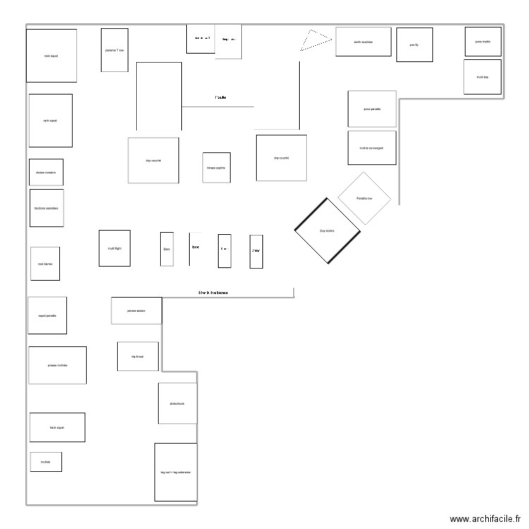 rituel sport club. Plan de 0 pièce et 0 m2