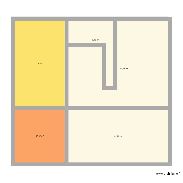 Gazzoli. Plan de 9 pièces et 244 m2