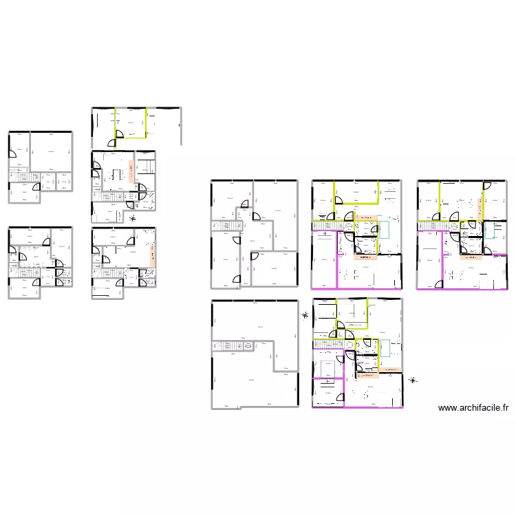 Bureau RDC fenetres. Plan de Bureau RDC fenetres. Plan de