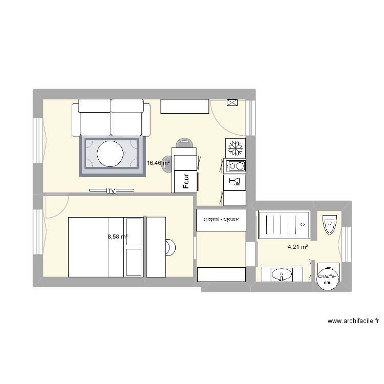 Abbé greg modif 6. Plan de 0 pièce et 0 m2
