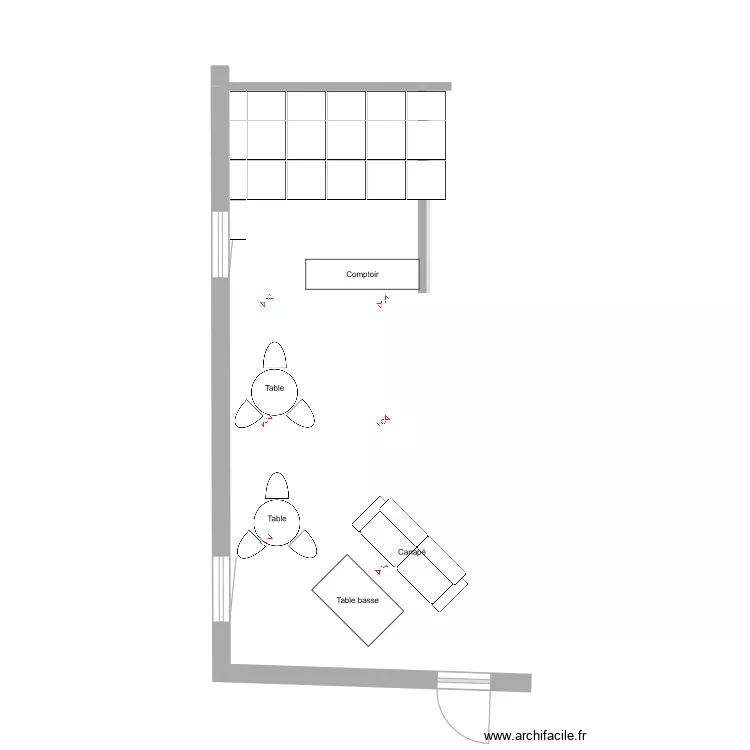 Open space service. Plan de 