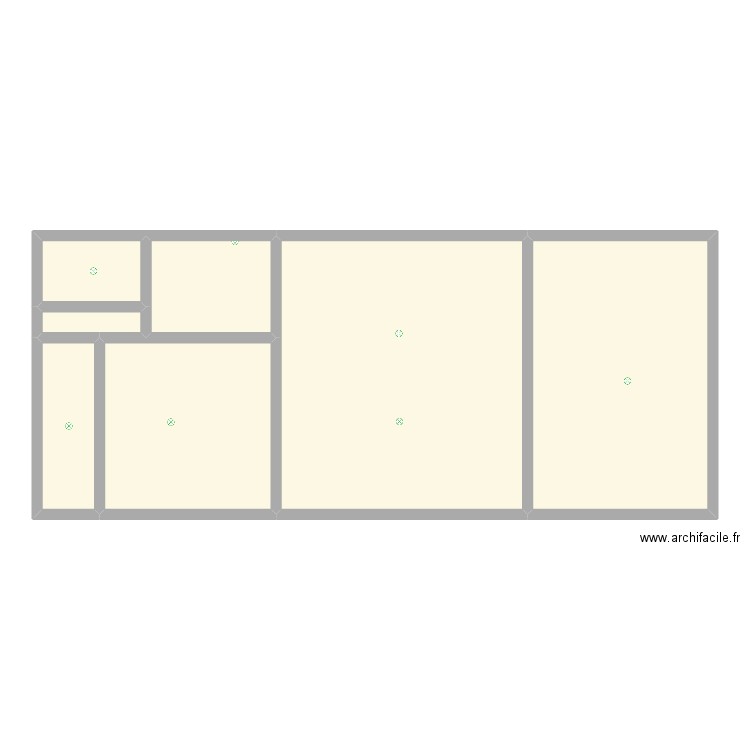 etafge. Plan de 7 pièces et 122 m2