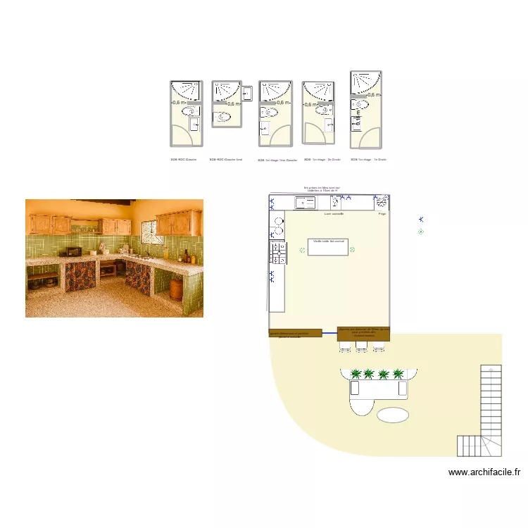 s&eacute;n&eacute;gal sdb. Plan de 0 pièce et 0 m2