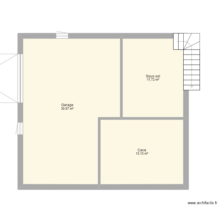Sous sol Quaix. Plan de 0 pièce et 0 m2