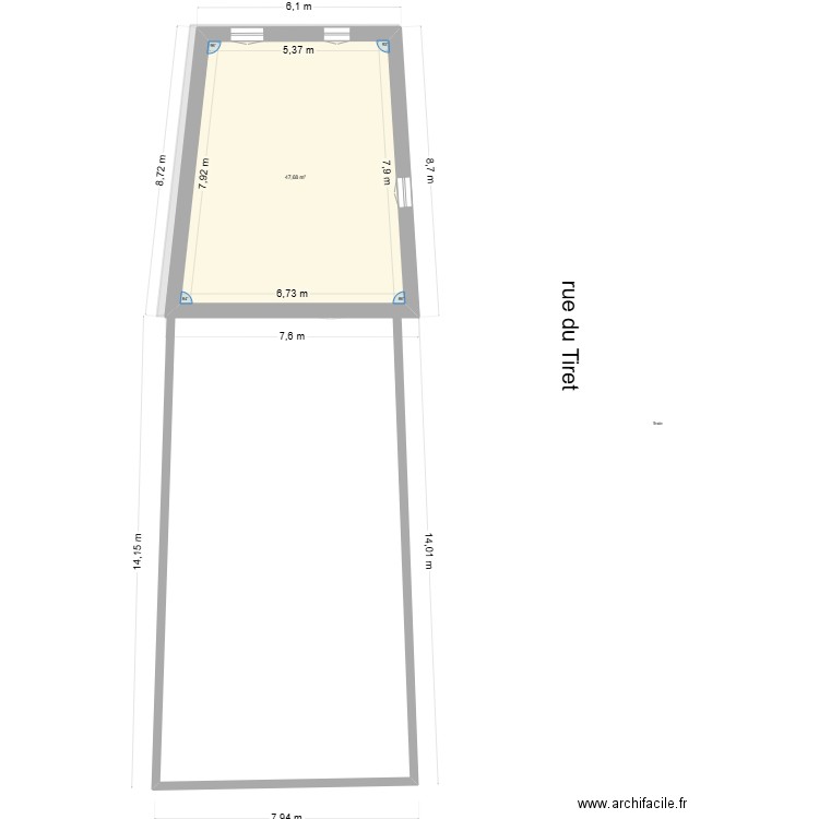 will 3. Plan de 2 pièces et 95 m2